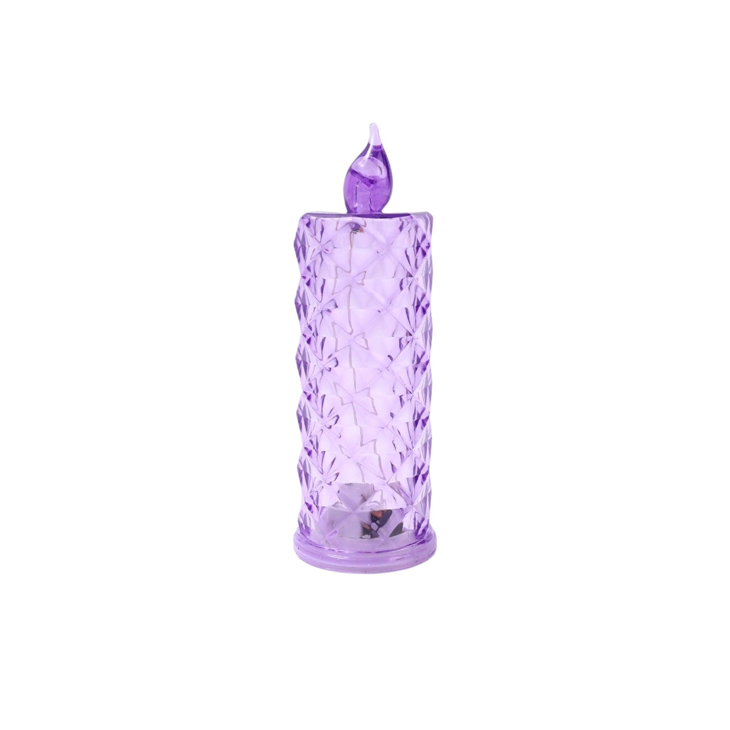 Candles For Home Decoration Crystal Candlelight (1 Pc  Multicolor)